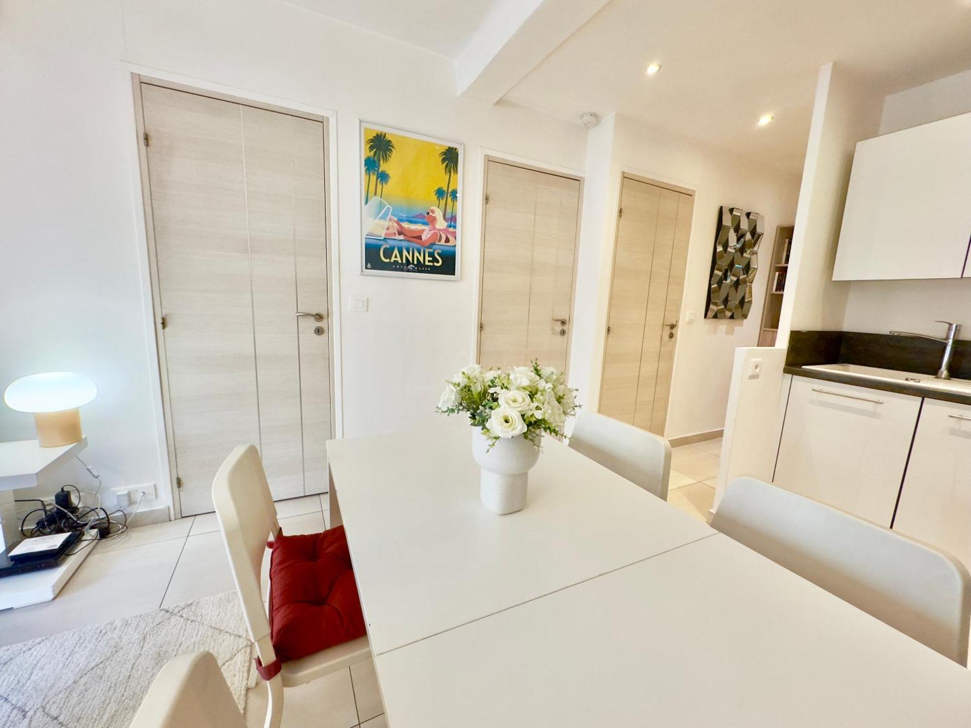 Superbe Appartement Avec Terrasse 1Mn Des Plages De La Croisette Канны Экстерьер фото